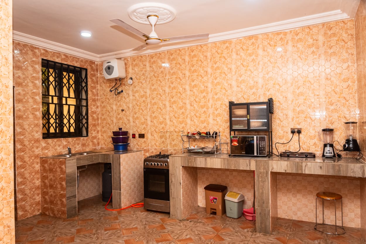 Kitchen area at NS LUXURY VILLA